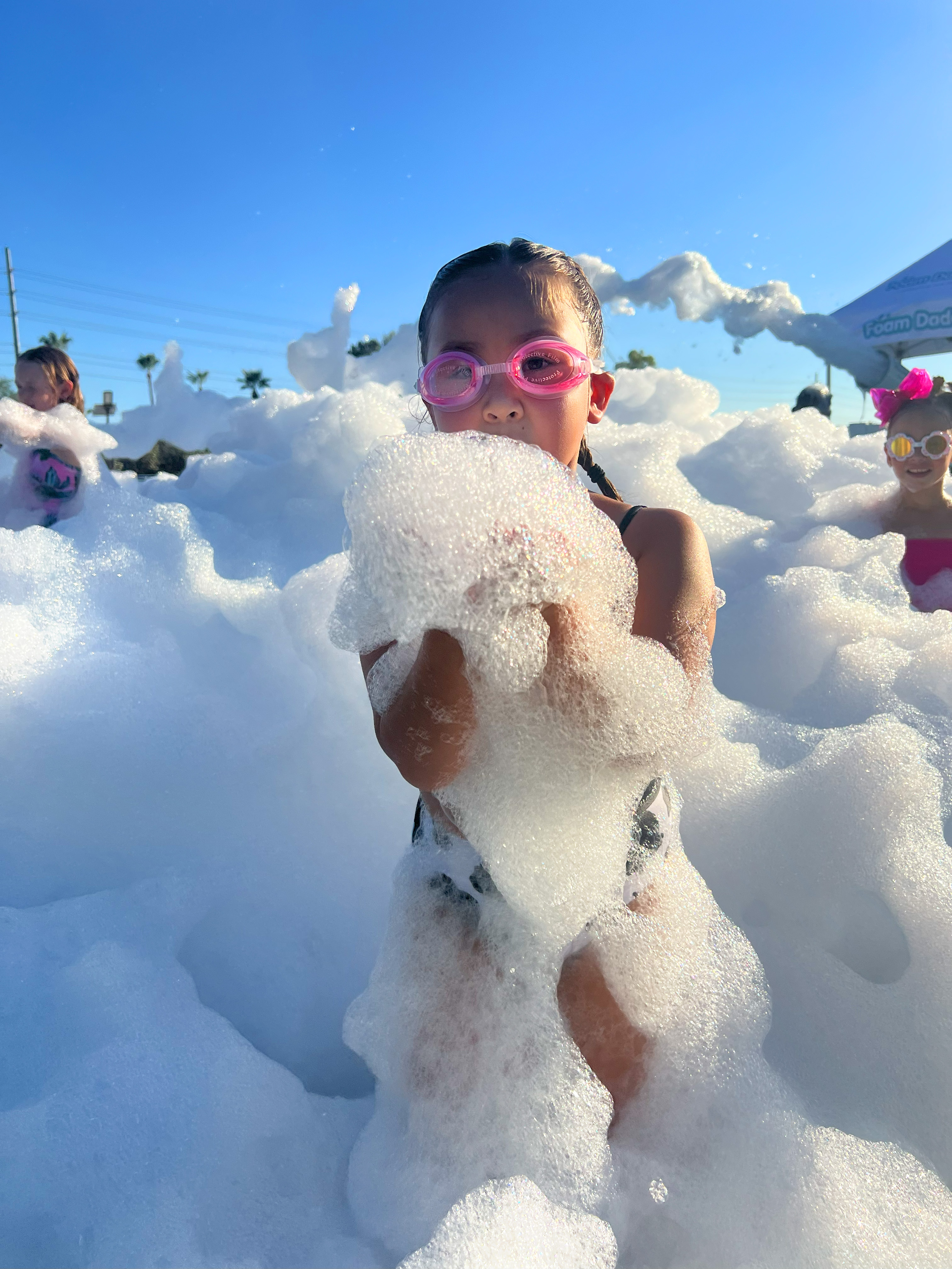 Foam party fun in Sacramento